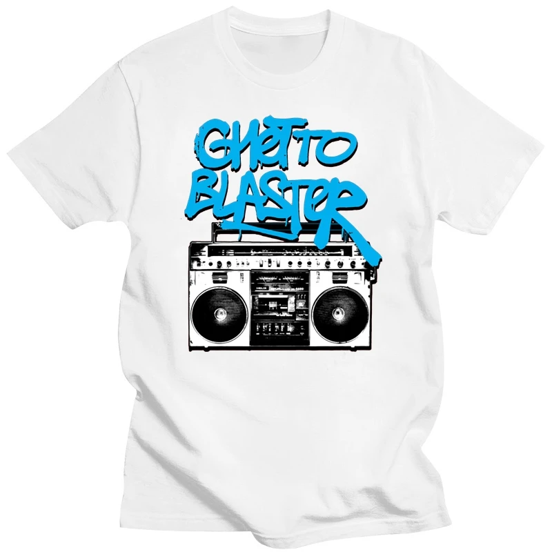 Rock Cassette Red T Shirt Ghetto Blaster Magnetic Tape Records Music Tshirt For Men Fashion Good Nice Tshirt Top Quality