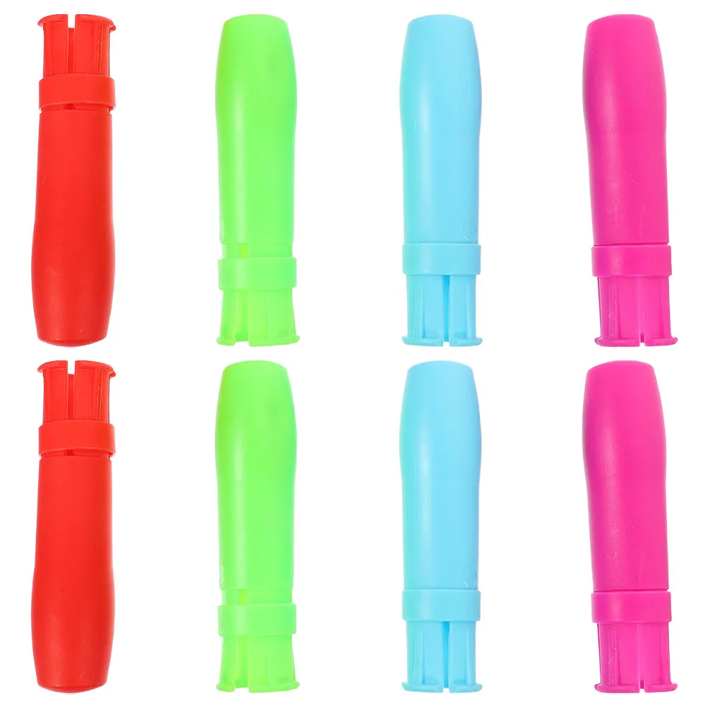 

8Pcs Chalk Holder Plastic Adjustable Chalk Clip Extension for School Office Classroom Use Colorful Portable Graffiti Pen Clamp