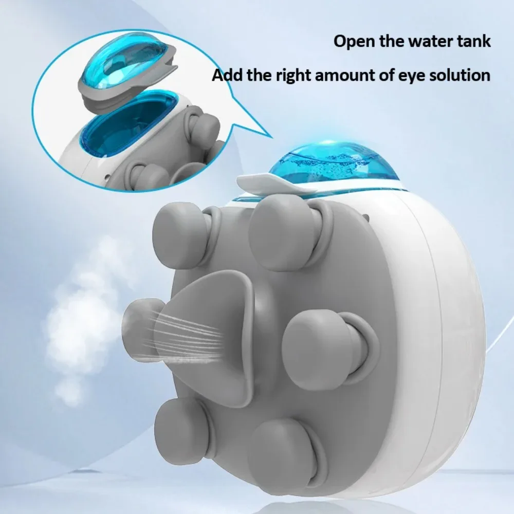 Nano Steam Eye Moisturizing Massager Acupoint Massage Eye Moistening Device Skin Moisturizer Relieve Eyestrain Fatigue Wrinkle