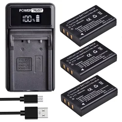 NP-120 Battery / Battery Charger for Fujifilm NP-120B, FinePix 603, F10, F11, M603 Zoom, PX 1657, PENTAX D-LI7, CONTAX BP-1500S