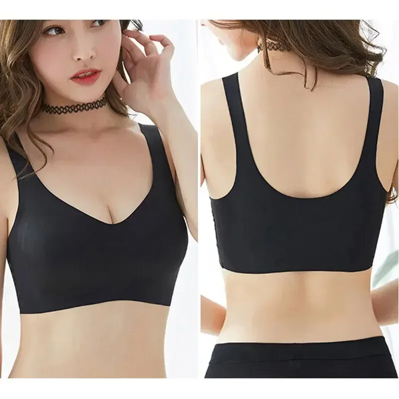 Soutien-gorge push-up respirant sans couture pour femme, bralette de levage de poitrine, sous-vêtements sans anneau en acier, glacis de yoga, 2024