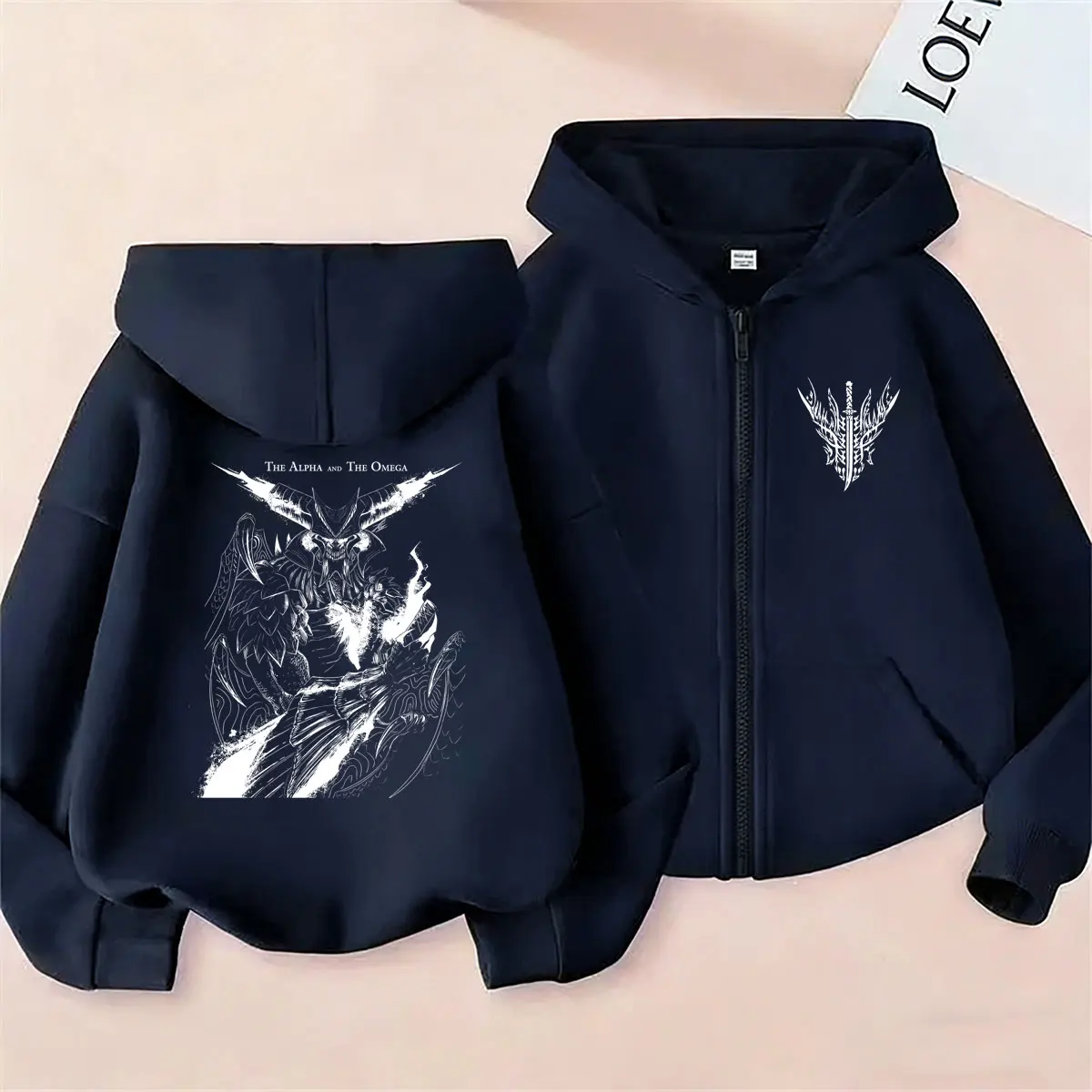 Hot Game Devil May Cry Vergil Graphic Zipper Hoodie Men Women Casual Oversized Zip Up Hoodies Male Fashion Vintage Jacket Coat