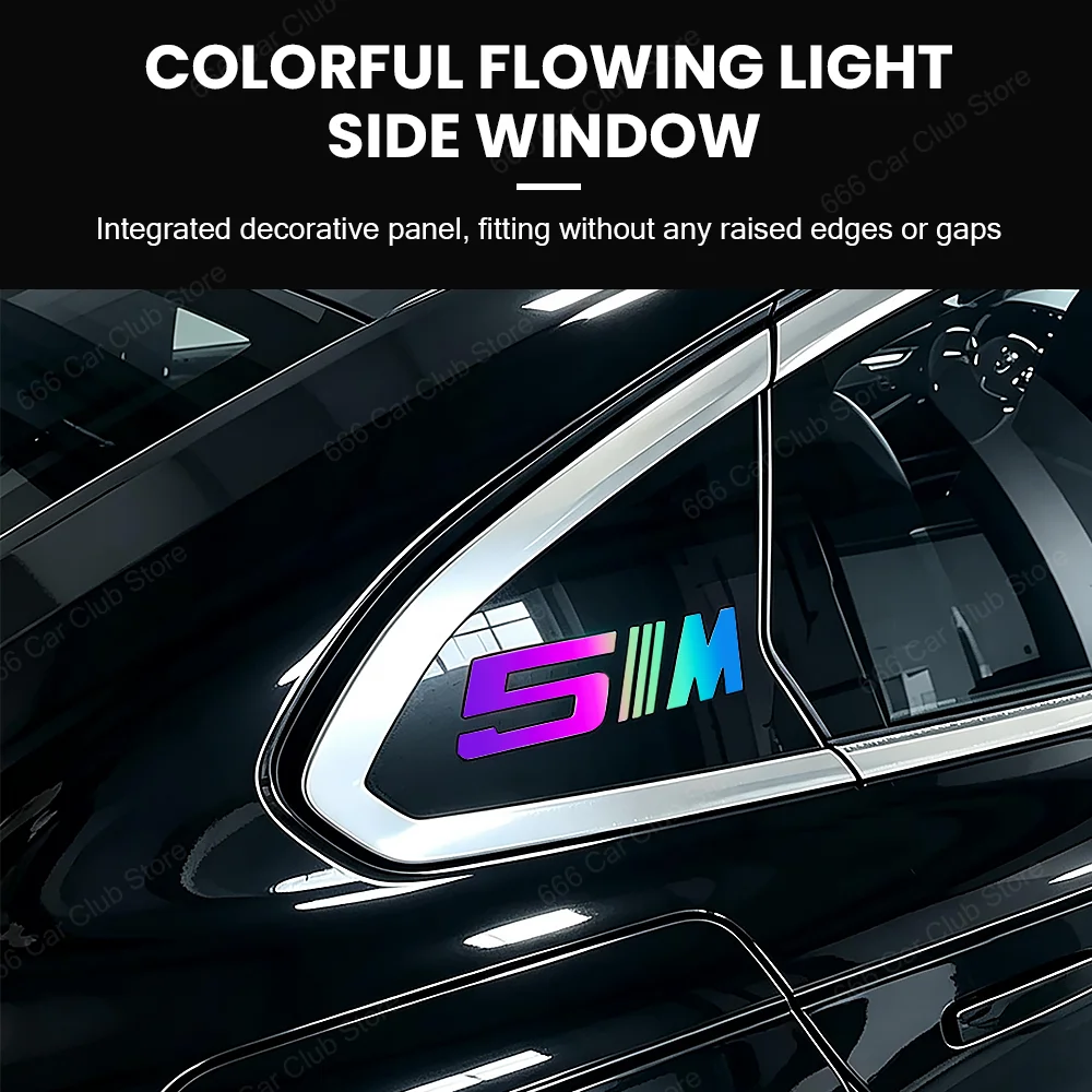 15 Color Rear Triangle Ambient light For BMW New 5 series G60 G61 i5 Car External Modification Plug And Play Accessories