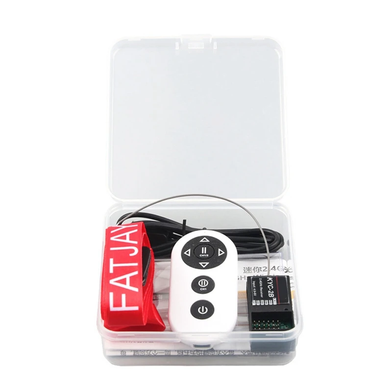 Telecomando Wireless 2.4G con ricevitore impermeabile Mini telecomando Wireless 4-CH per barca per auto Rc