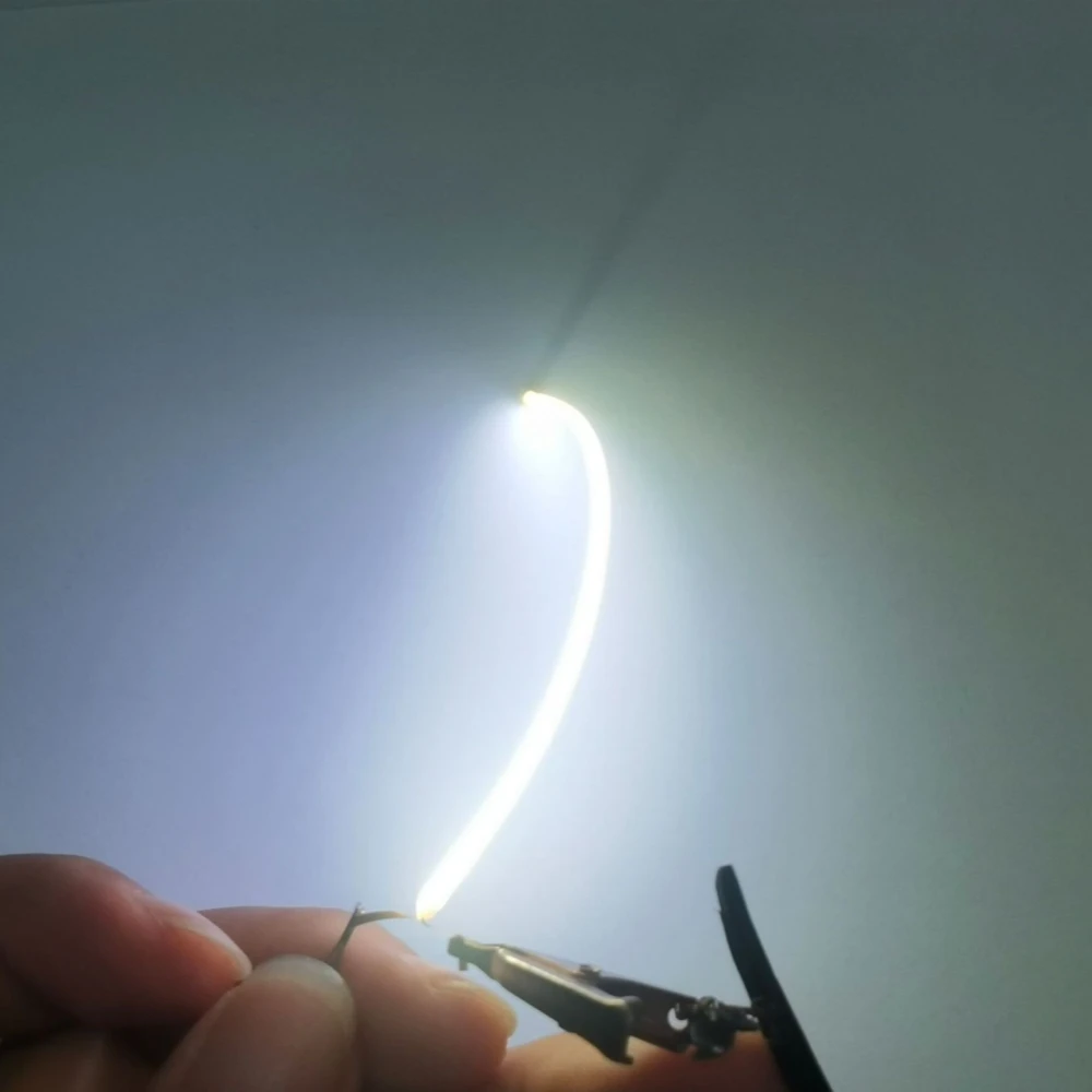 Free Cut Flexibles LED-Filament für LED-Birne 25 mm, 80 mm, 110 mm, 128 mm, 190 mm, 255 mm, 300 mm, DC 3 V, Lampenzubehör, Diode, DIY-Teile – Detail 11