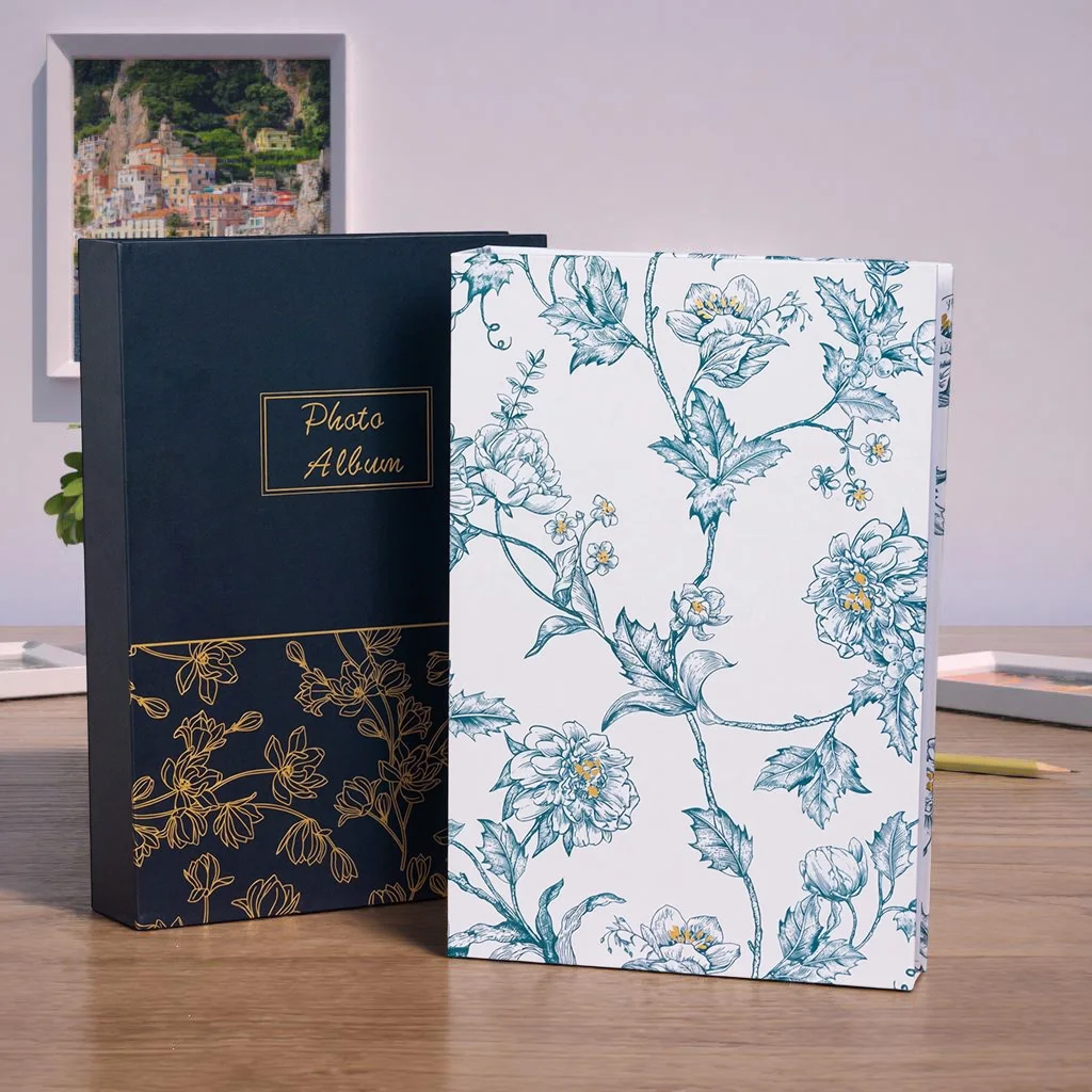 Beautiful Flower Cover Can Write A Photo Album Can Put 300 6-inch Photos Travel Commemorative Holiday Gifts