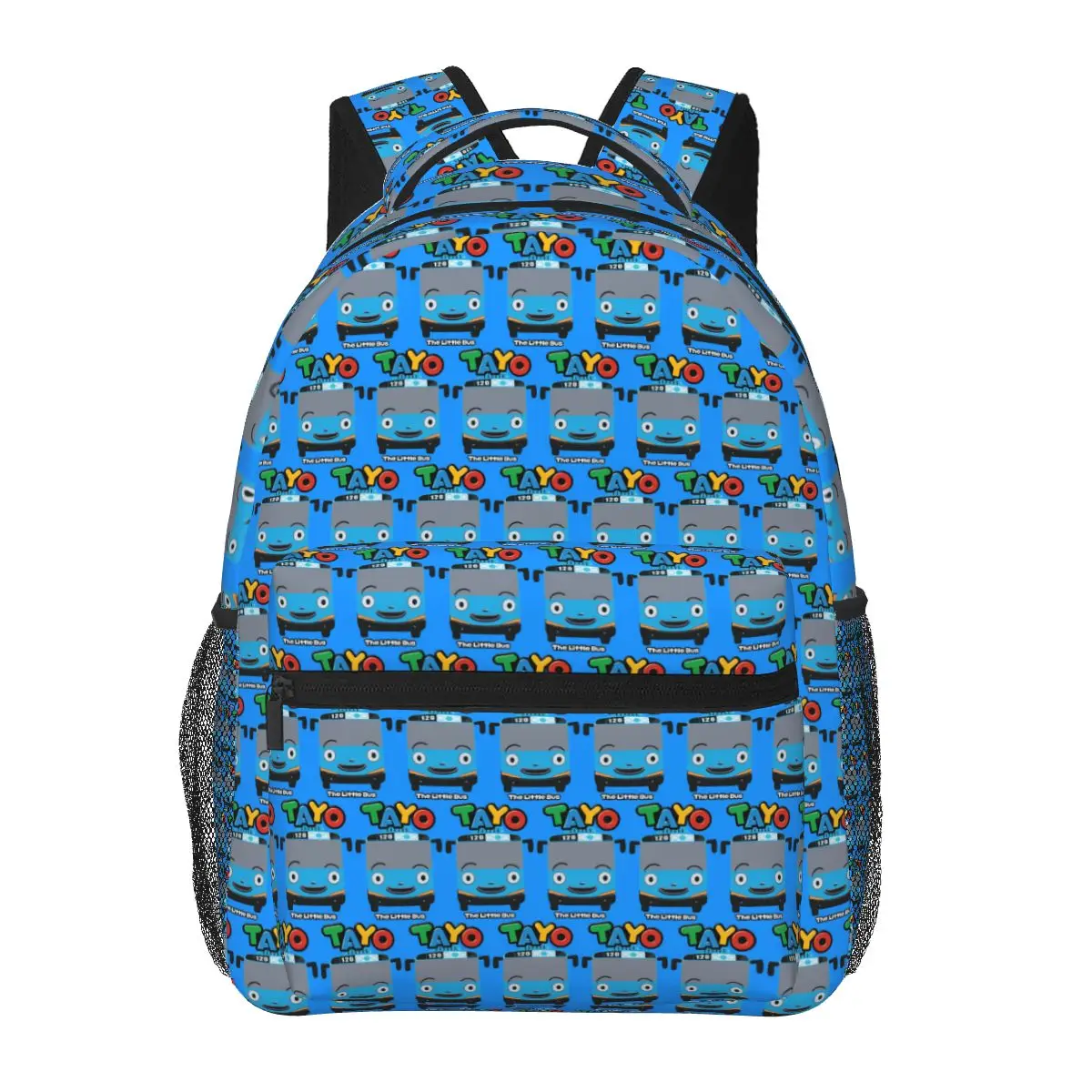 

Tayo The Little Bus Student Backpack School Bag Hiking Travel Daypack for Boys Girls Fashion Bookbag Shoulder Bags