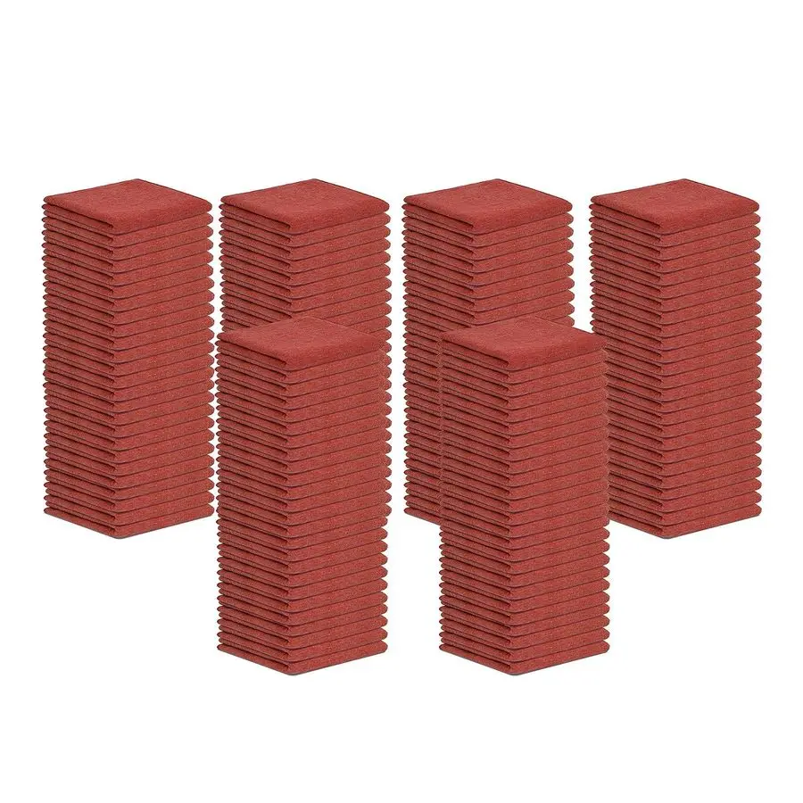 

Салфетки для мастерских красные, упаковка 150 шт., размер 14x14 дюймов, впитывающие тряпки для уборки, универсальные салфетки для автомобилей