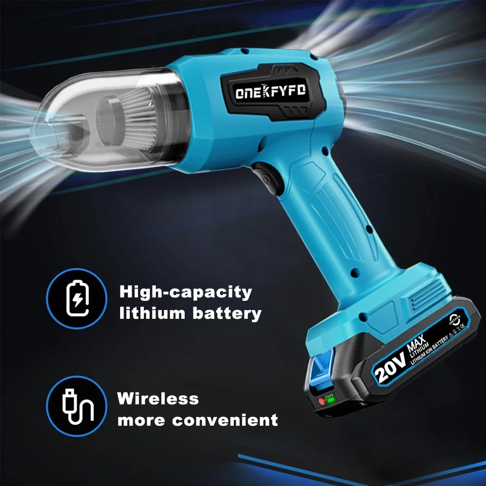 Mini Cordless Handheld Vacuum Cleaner Portable for Hard Floor Carpet Car Pet Hair Cleaning for Makita 18V Battery