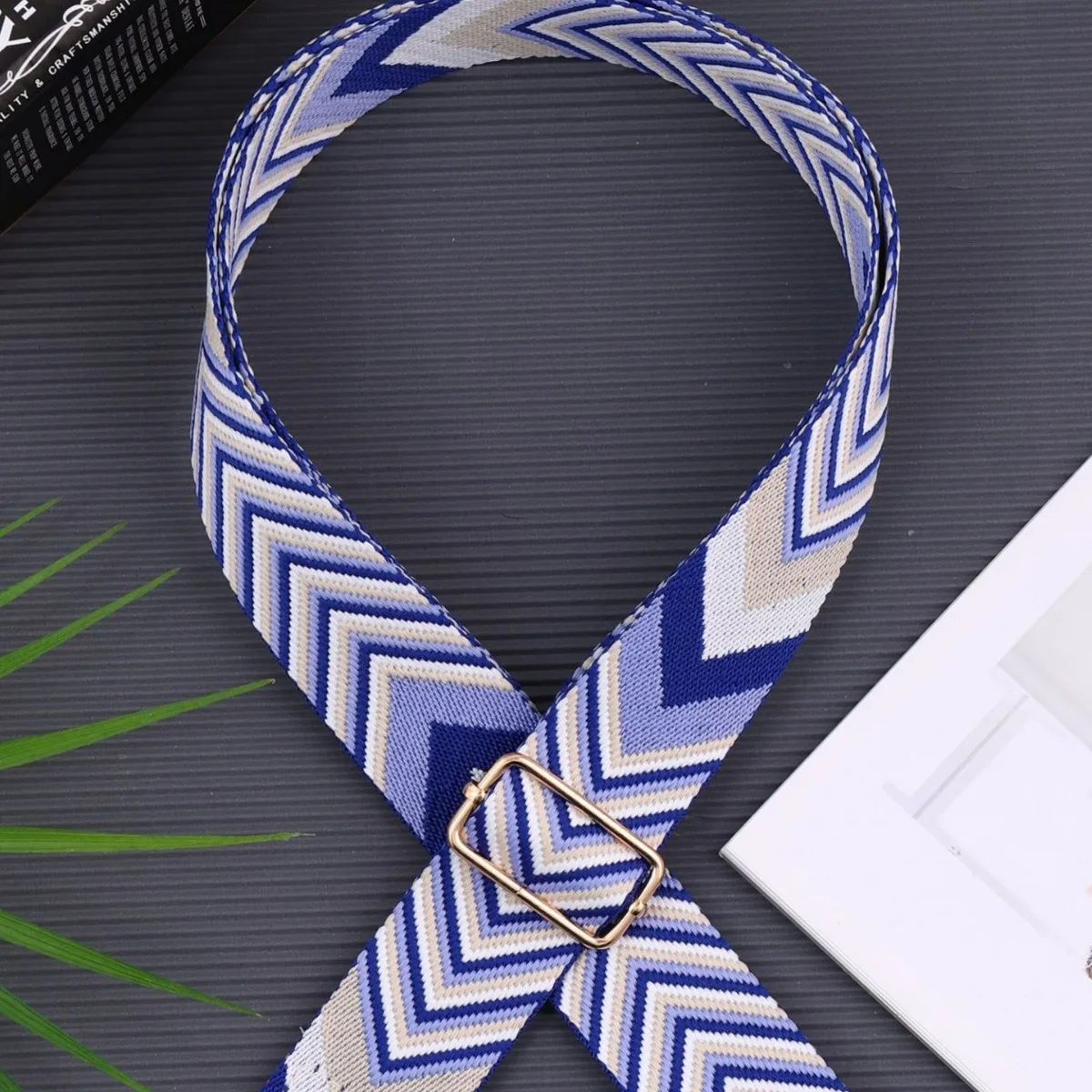 New Fashion Striped Bag Shoulder Strap Multi-function Adjustable Freely Bag Shoulder Strap Can Replace Travel Accessories