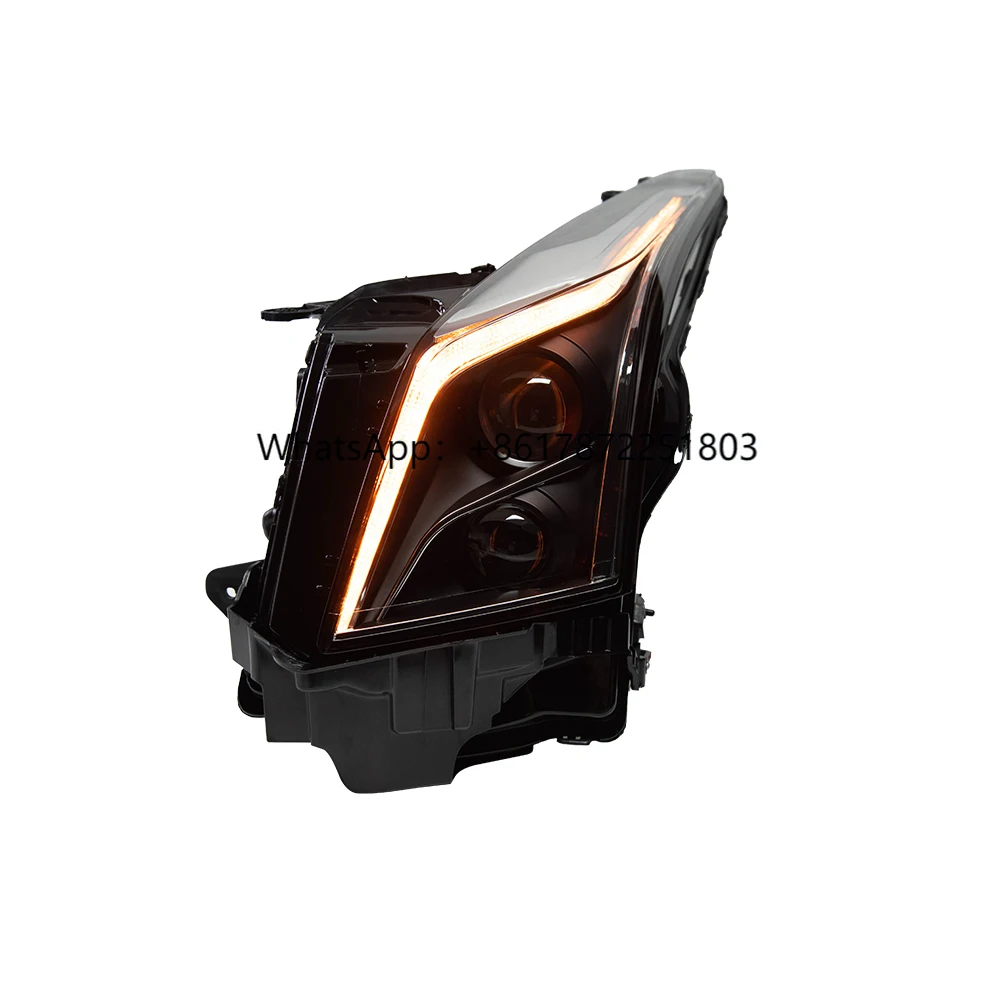

2014-2018 Car Lights for Cadillac ATS ATS-L H7 LED Auto Headlight Assembly Upgrade Bifocal Lens Dynamic Signal Lamp Accessories