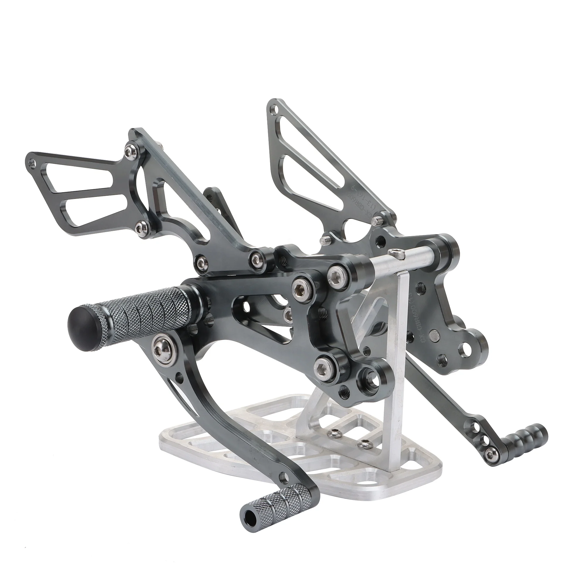 

Регулируемые задние подножки с ЧПУ для мотоцикла GOOFIT, замена подножек для Honda CBR600