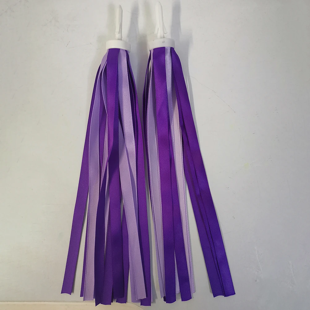 

Bike Handlebar Streamers For Kids Colorful Glossy Decoration Ride Wind Dance Scooter Tricycle Accessories Birthday Gift