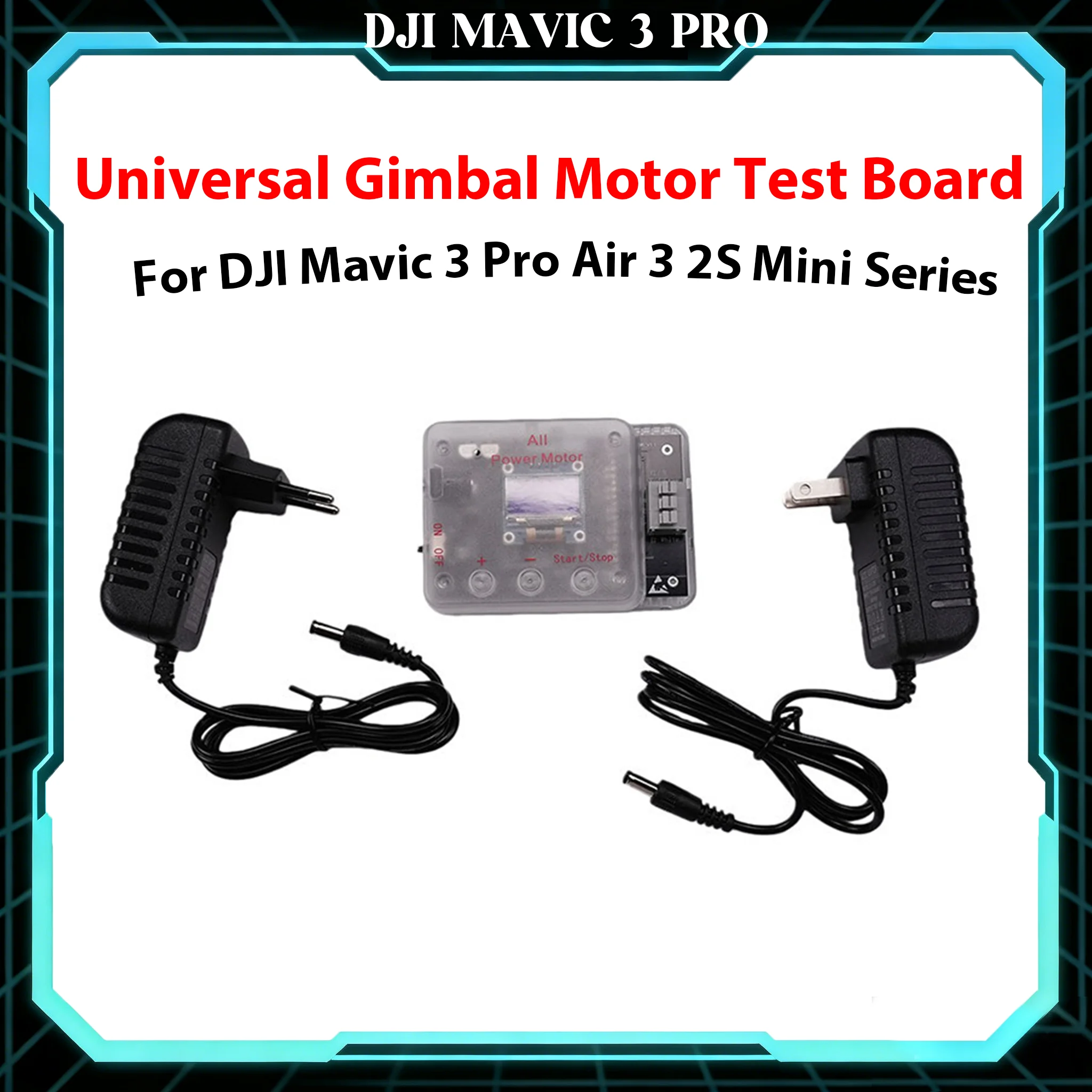 

Универсальная тестовая плата для двигателей подвеса (гимбалов) DJI Mavic 3 Pro, Air 3, 2S, Mini Series – Инструмент для ремонта дронов, диагностический тестовый стенд для проверки датчиков Холла