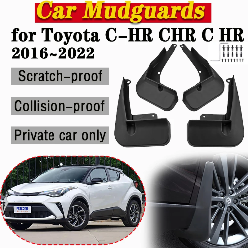 

For Toyota C-HR CHR C HR AX10 AX50 2016~2021 2022 Mudguards Mud Flap Splash Guard MudFlap Car Front Rear Fender Tool Accessories