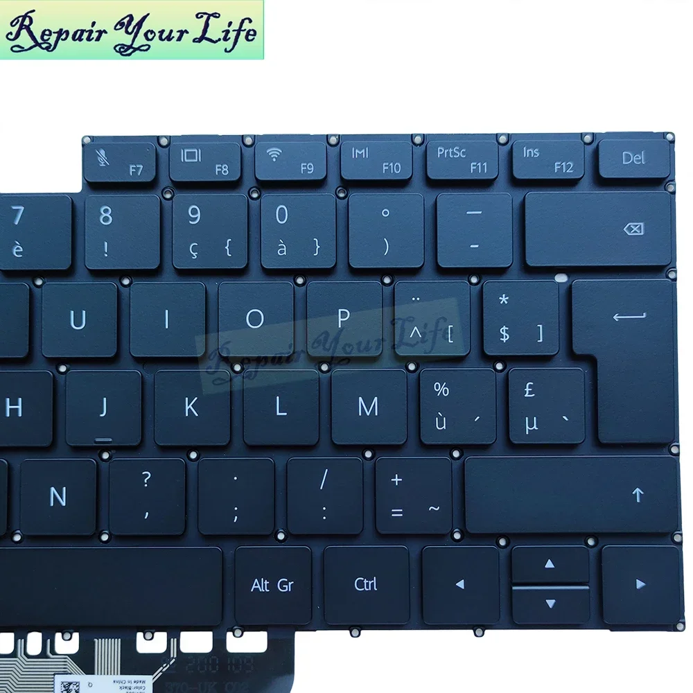 Belgian Backlight Keyboard For Huawei MateBook D 14 KLW-W09 W19 W29 D14 NBL-WAQ9L WAQ9RP Boh-WAQ9R Azerty Keyboards 9Z.NG2BN.01A