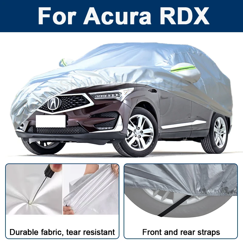 

Всепогодный чехол для автомобиля Acura RDX с отражающими полосами, водонепроницаемый, снегозащитный, пылезащитный, с защитой от УФ-излучения, аксессуар для экстерьера автомобиля