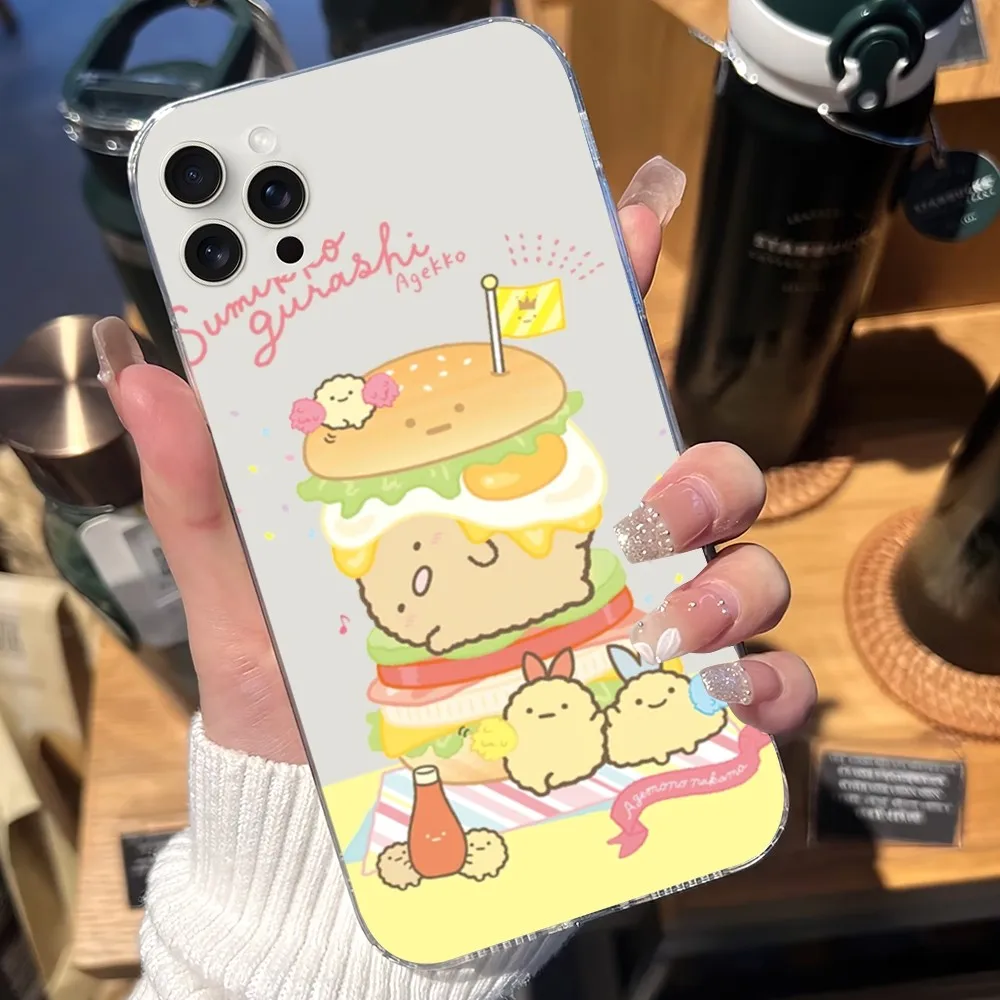 Casing ponsel s-sumikko g-gurashi, casing pelindung ponsel ULTRA transparan untuk Samsung Galaxy S20 S22 S23 A71 FE Lite Plus S21