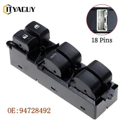 Electric Power Window Switch Lifter Regulator Button for Chevrolet GMC S10 Window Glass Switch Control Replacement 94728492