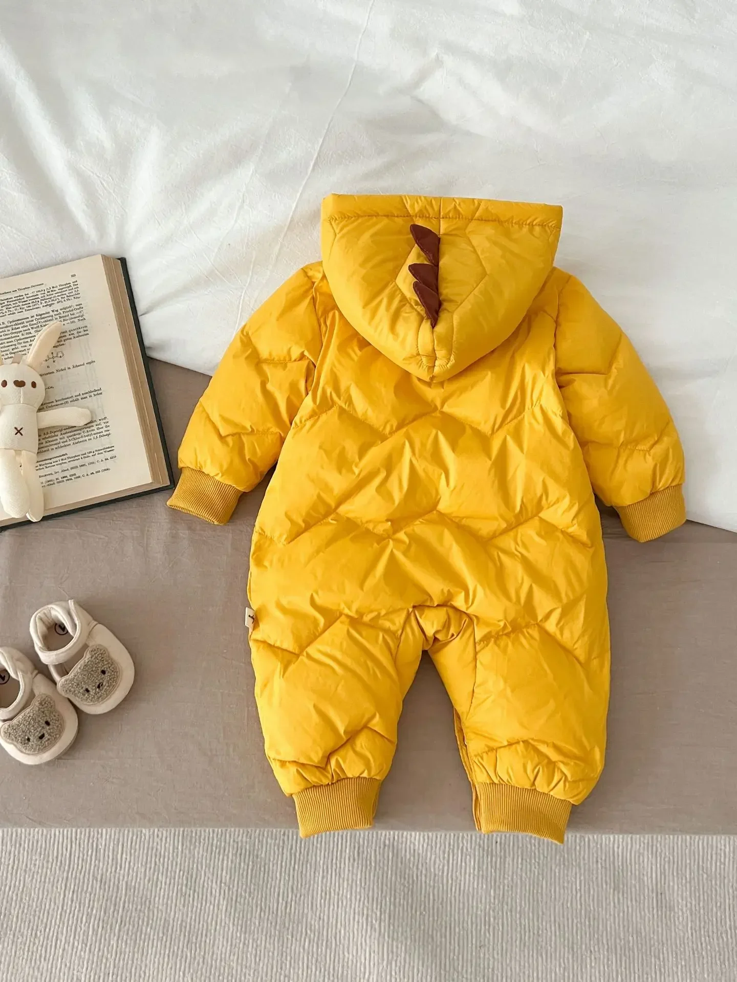 winter  Newborn Infant Baby Boys and Girls Romper Down Jackets Romper White Duck down Onepiece Kids Fashion Baby clothing