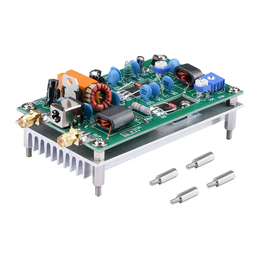 DC 12-13.8V 30W Short Wave Amplifier Board CW SSB Linear HF Power Amplifier Audio Amplifier Module DC 5.5X2.1mm Interface