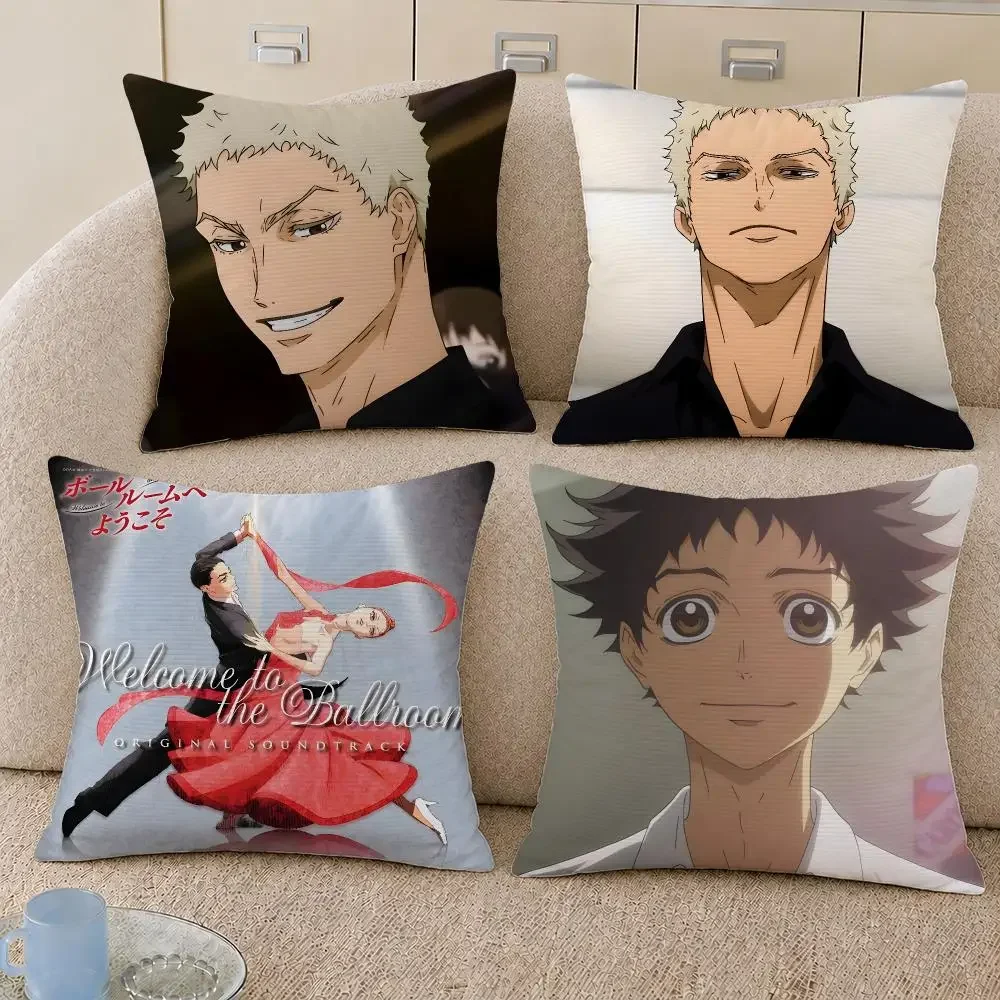 Anime Welcome to the Ballroom Tatara Cushion Cover Decorative Pillowcase Soft Short Plush Cozy Durable Sofa Home Decor Items