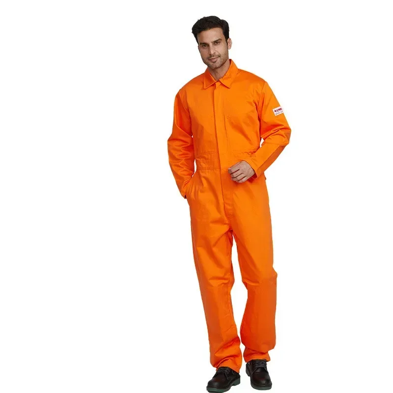 DurableWelder Specific Work Clothes Petrochemical Arc Resistant Clothing Wear-Resistant And Flame-Retardant One-Piece Clothing