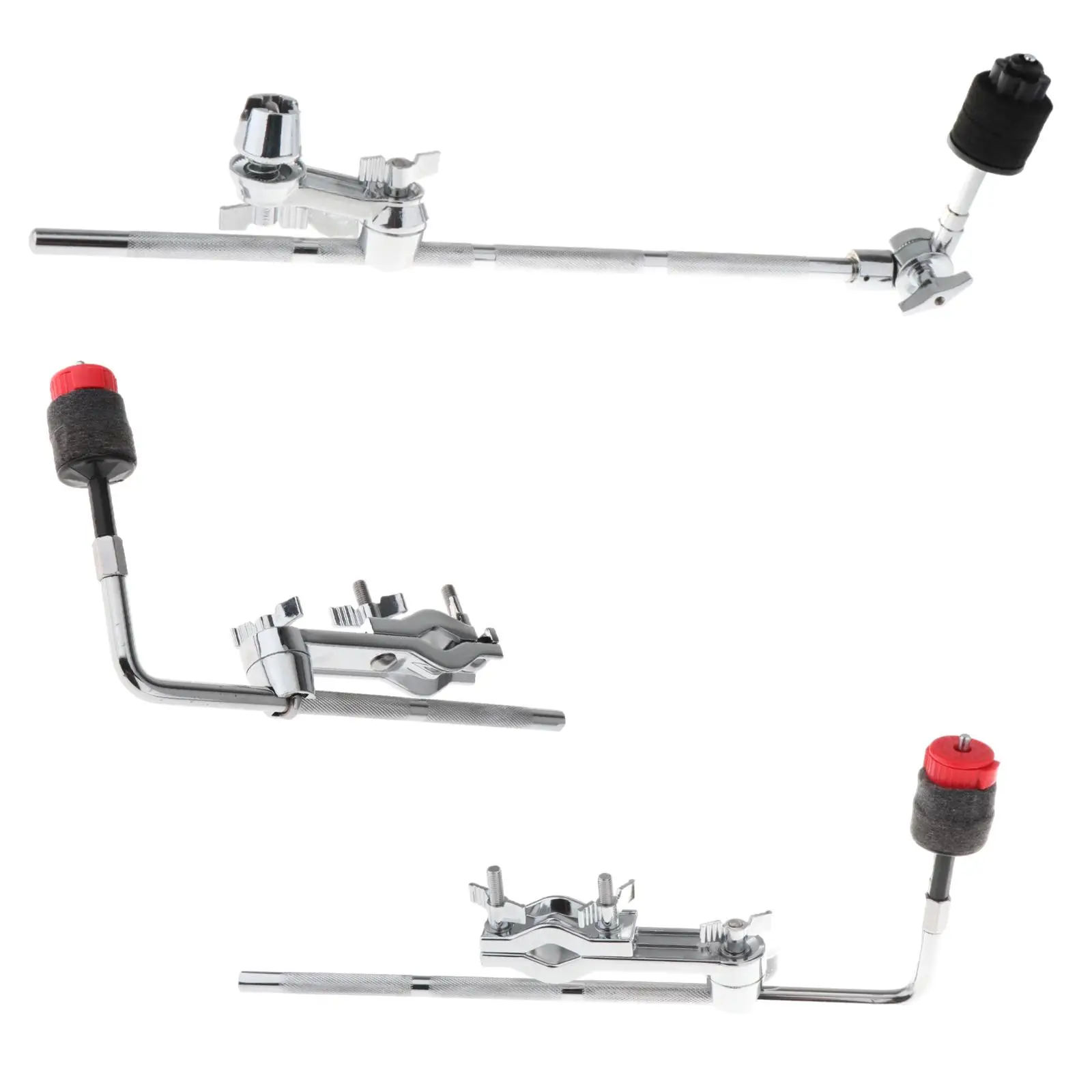 Grabber Cymbal Arm Metal Fittings Water Cymbals Adjustable Easy to Install Cymbal Attachment Drum Set Accessory Drum Cymbal Arm