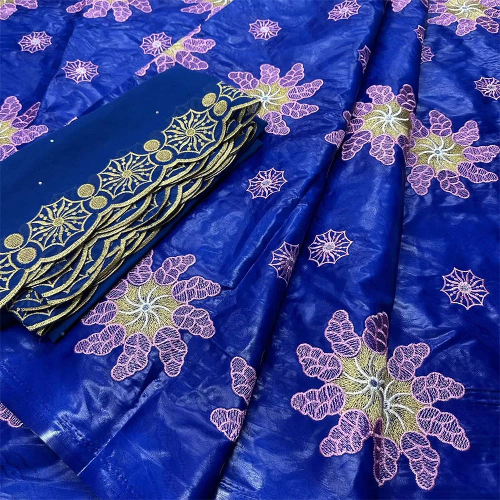 

Элитная ткань Базин Рише с ароматом, 5+2 ярда, высокое качество, 100% хлопок, гвинейский брокат, ткань для одежды, африканская ткань для шитья 2026