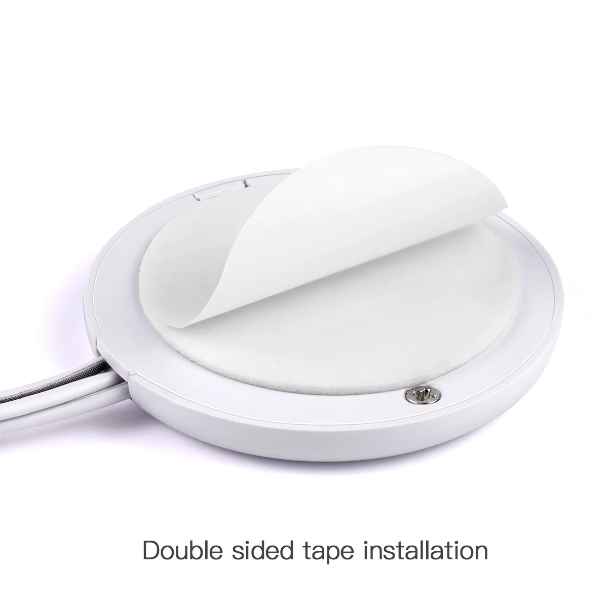 12V 5A/24V 3A Penetrating Wood/Glass LED Light Dimmer White/Black Shell Hand Sweep Touch Control Dimmable Switch