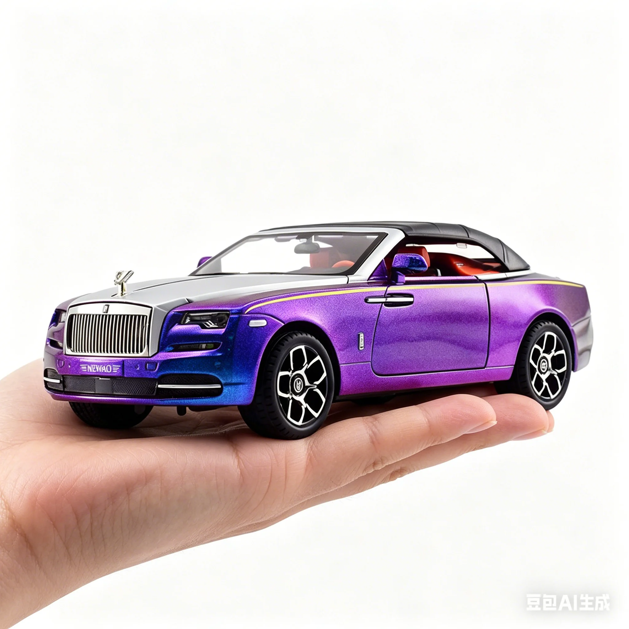 

1:24 Dawn Model Toy Cars Alloy Diecast Models Sound Light Doors Opened Pull Back for Boys Gifts