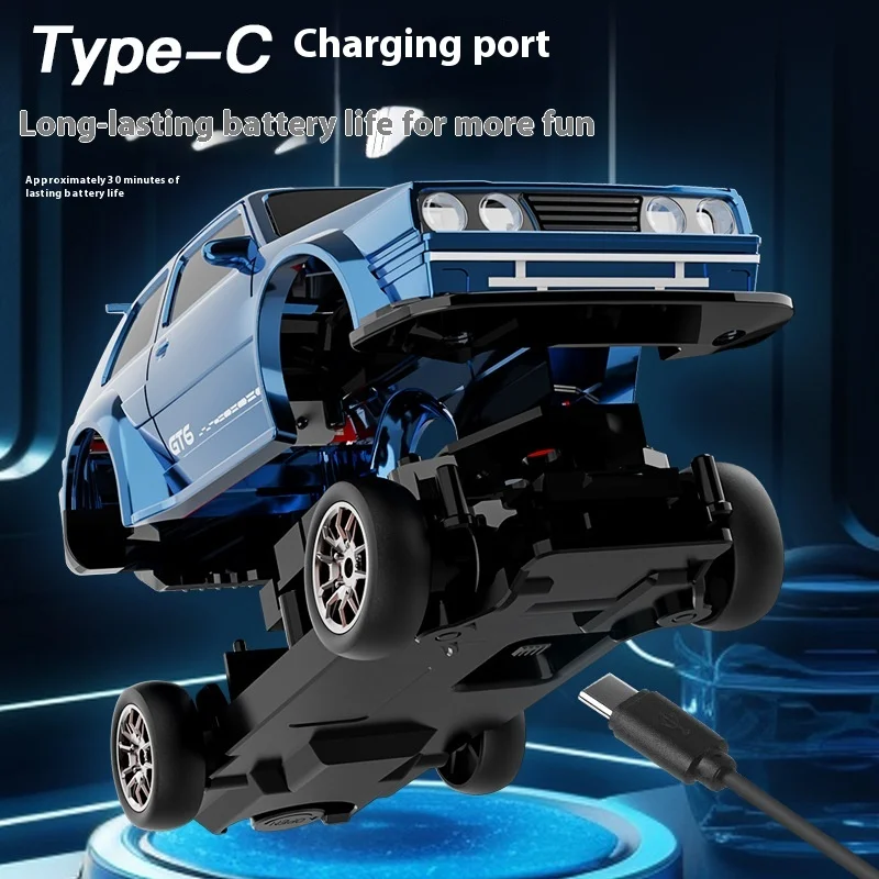 KFPLAN KF30 1:43 batterie Interchangeable à grande échelle RC passe-temps dérive télécommande voiture jouet avec Gyroscope