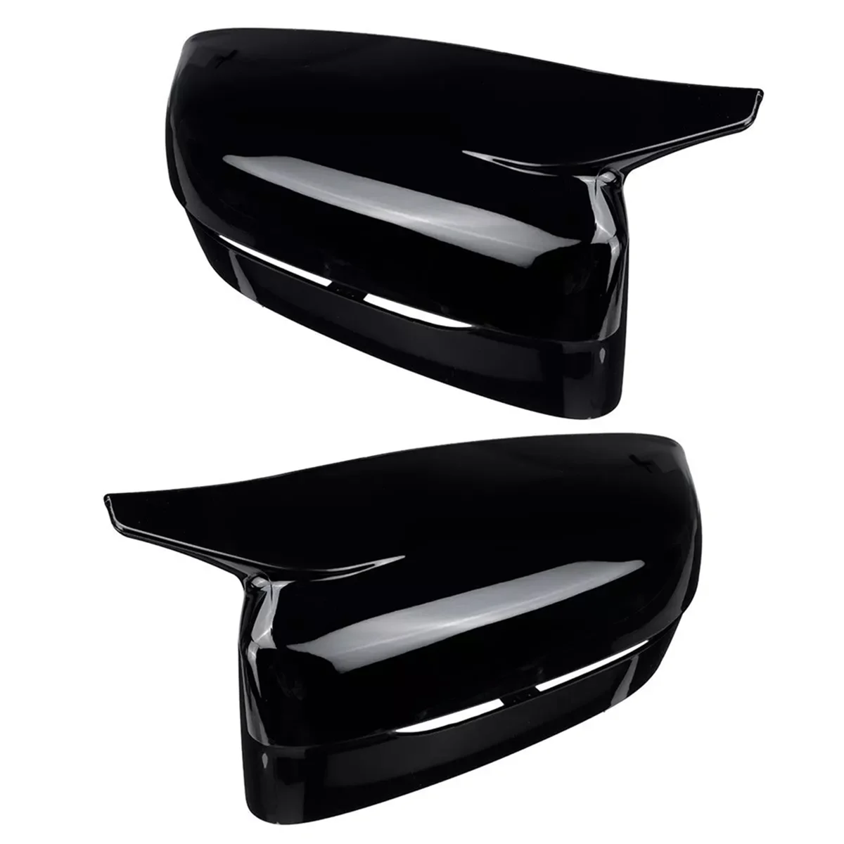 1Pair Wing Mirror Cover Caps 51167422719 51167422720 for BMW G20 G21 G30 G31 G11 G14 Rearview Mirror Shell Glossy Black