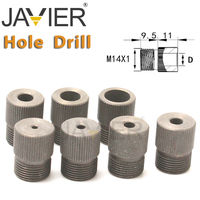 2-11mm Woodworking 3 in 1 Adjustable Doweling Jig Pocket Hole Jig Drilling Locator Drill Sleeve Steel Quenching Wearable M14x1 2