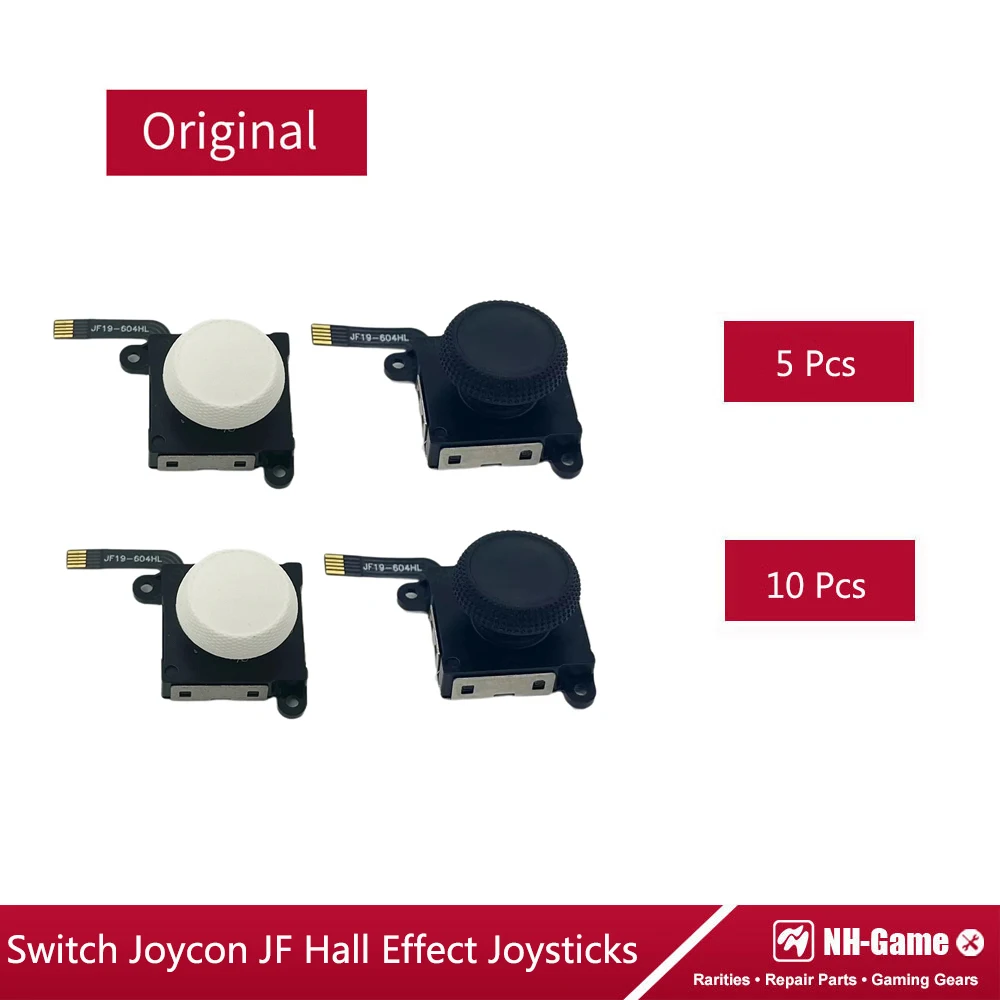 5/10pcs JF Joystick Hall Effect Sensing For Switch Joy con control Replacement Stick For Nintendo Switch OLED/Lite Joypad