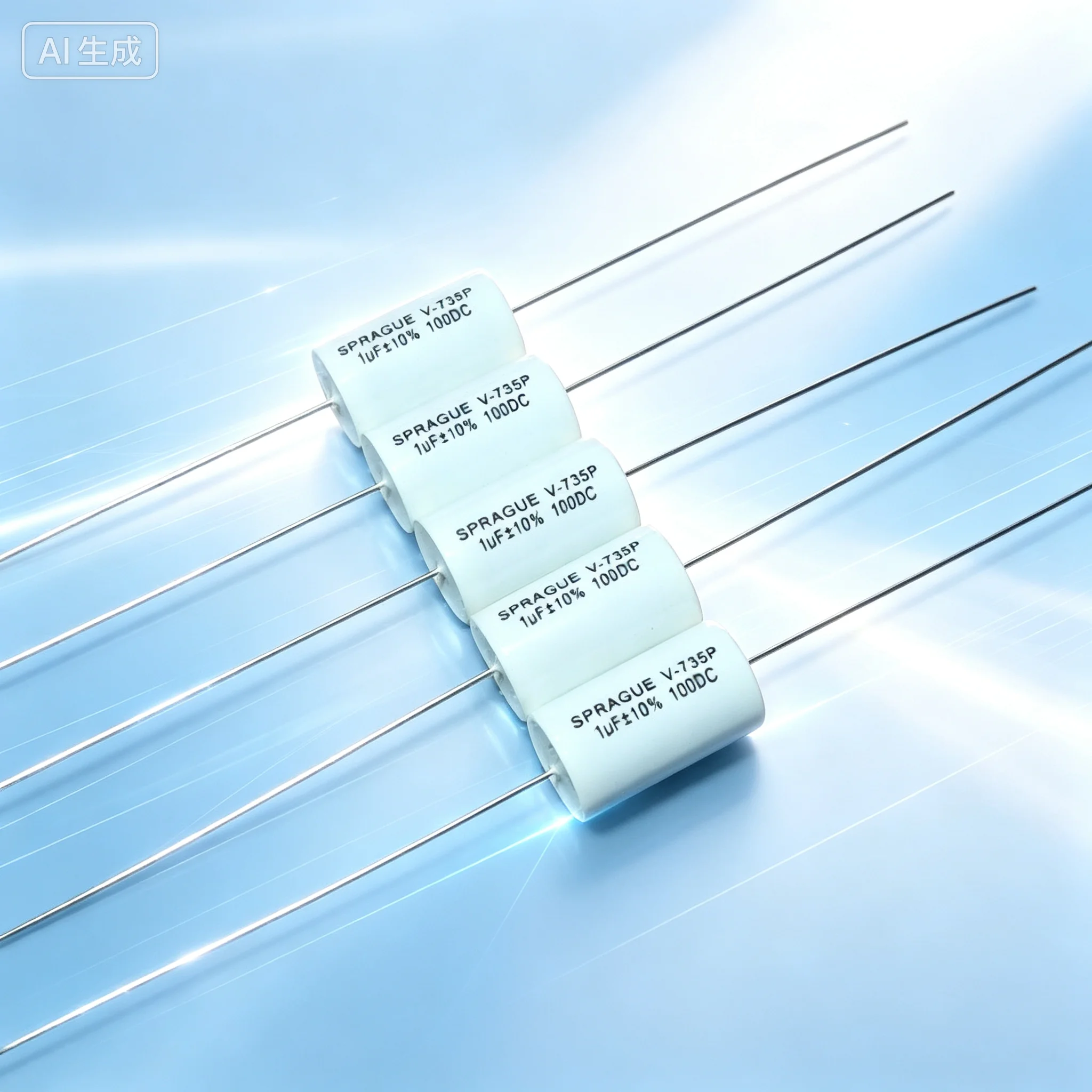 Coupling for SPRAGUE 735P 105K 1UF 100V DC Copper Lead Audio Capacitor  30pcs