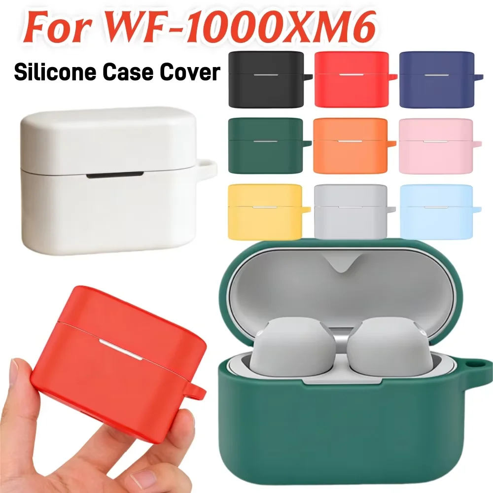 For  WF-1000XM6 Headset Silicone Headset Case Dustproof And Scratch-proof Earphone Protect Bluetooth Headset Case