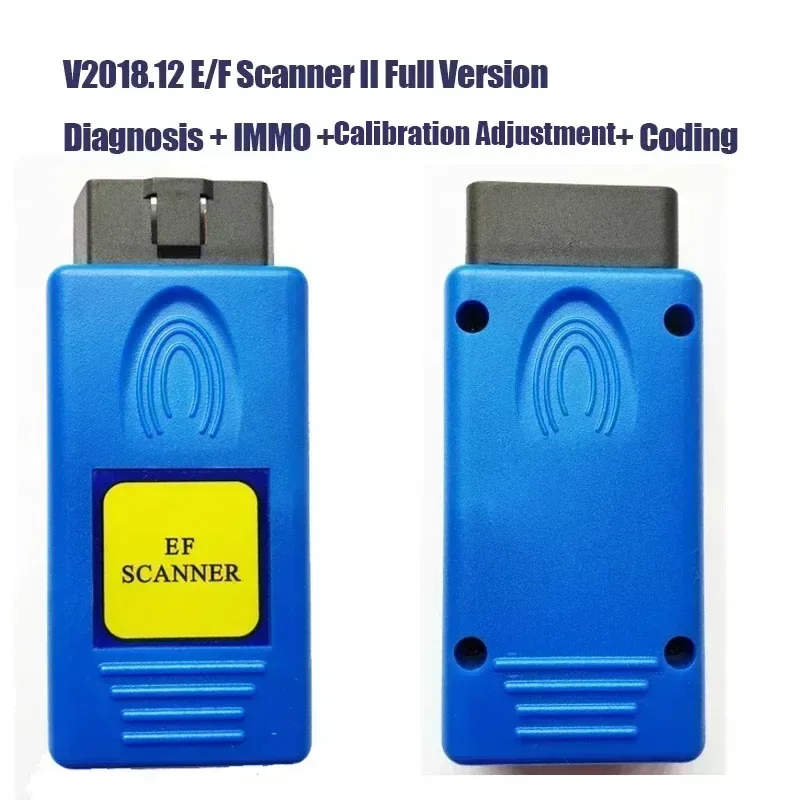 Best V2018.12 E/F Scanner II Full Version for BMW EF Scanner II support Diagnosis + IMMO + Mileage Correction + Coding A+++