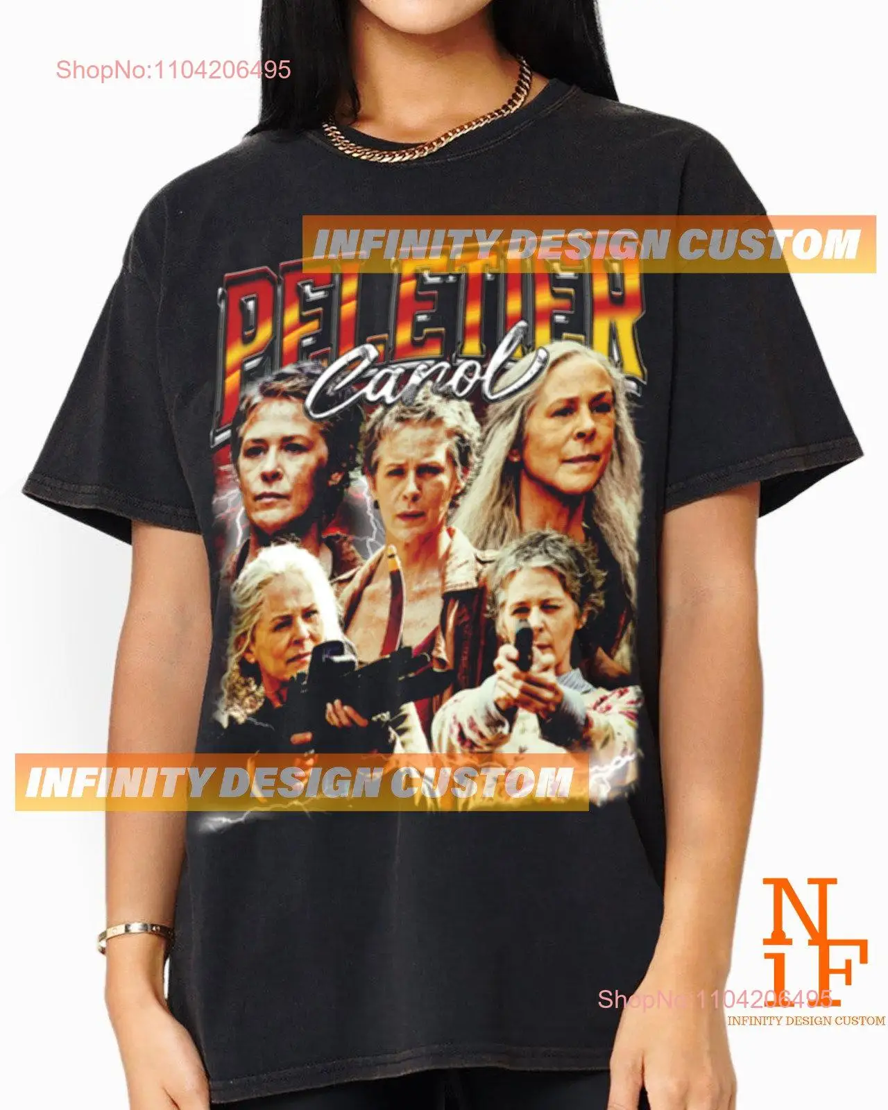 Carol Peletier T shirt Movie Character Actress Vintage Bootleg Retro SweaT INFN529 long or short sleeves