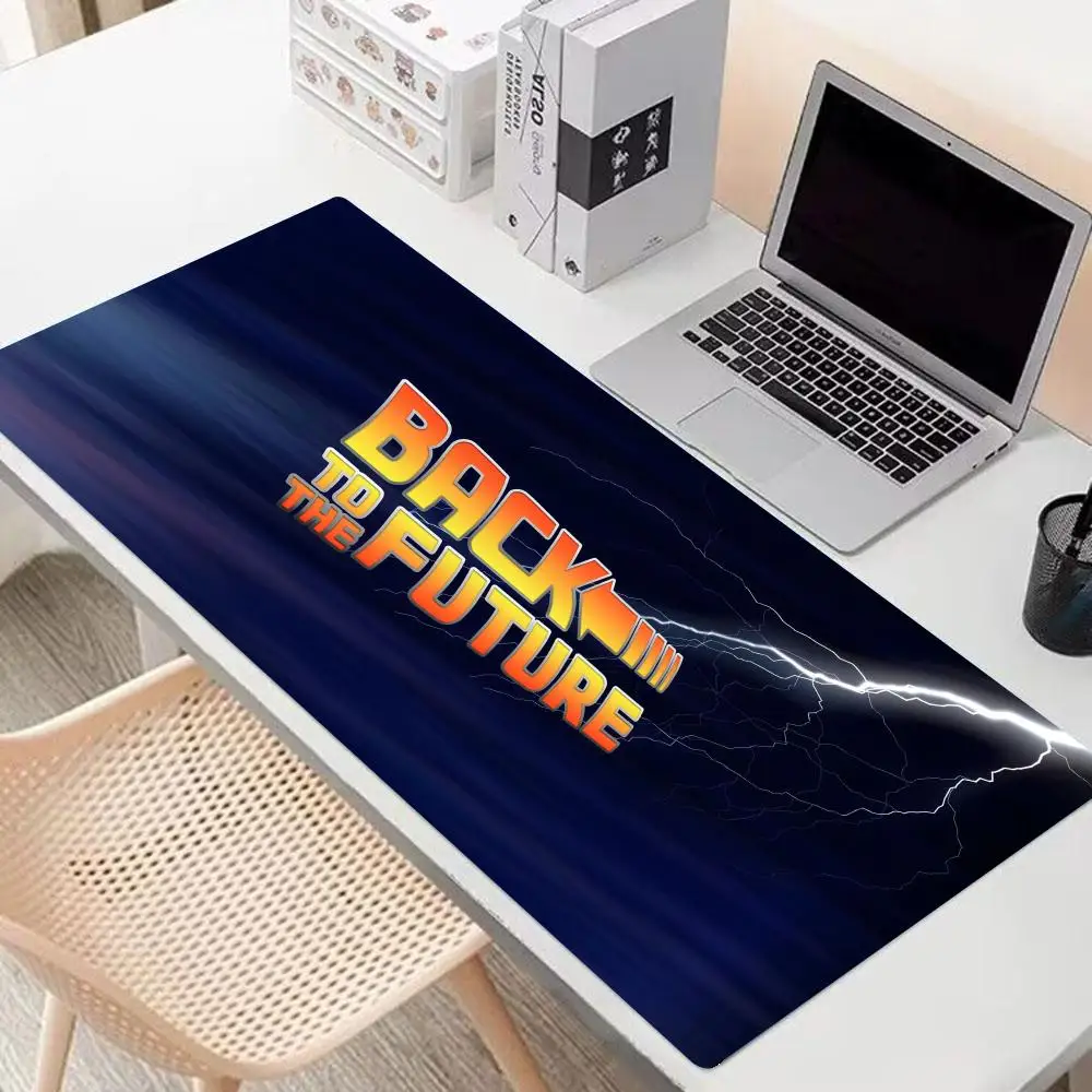 B-Back to the F-Future Tv Mouse gamer Pad 900x400mm Office Non-Slip Pads Large Mouse Pad PC Gamer Naturally Rubber Desk Mat Game