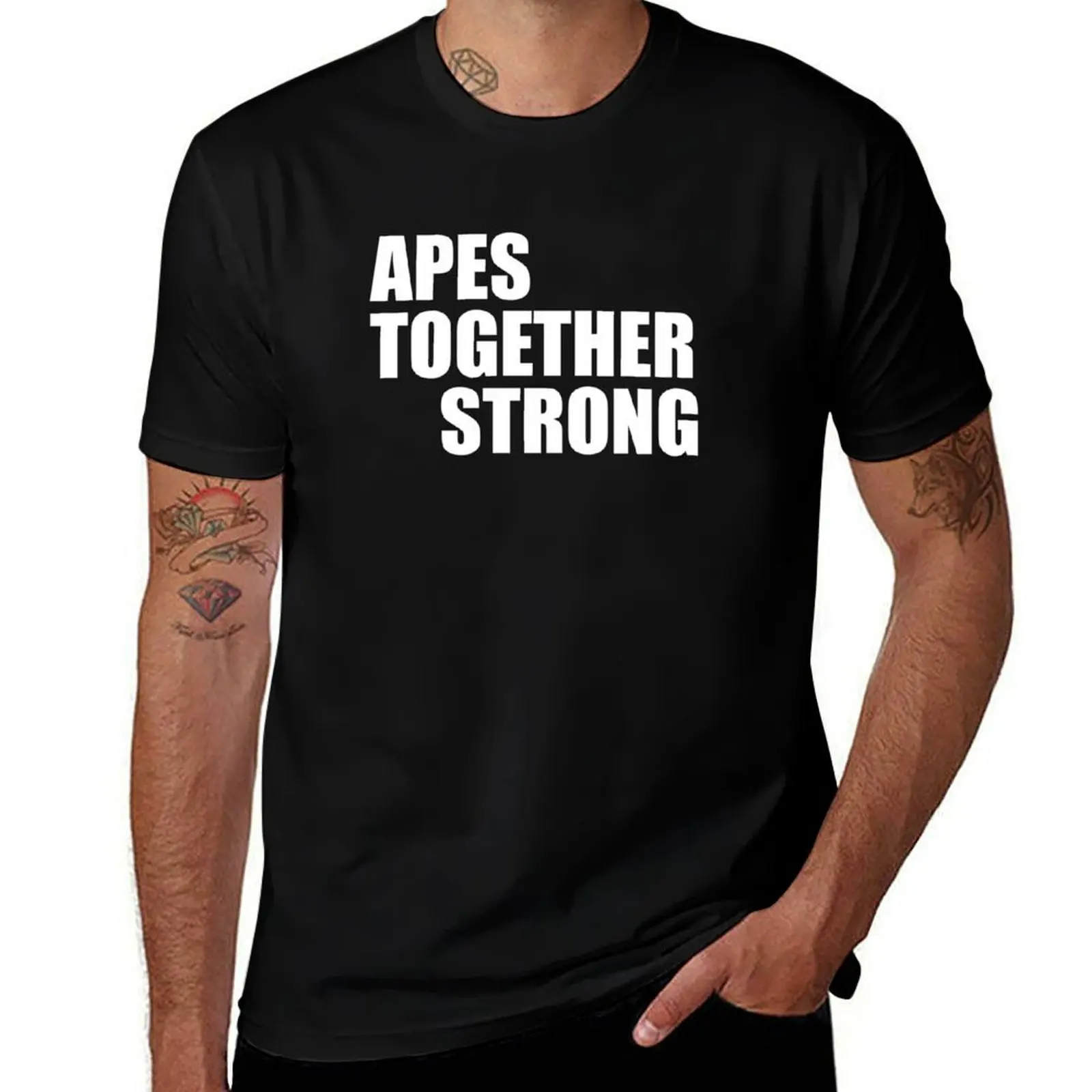 

Apes Together Strong T-Shirt baggy shirts gifts for boyfriend sports fans shirts graphic tee men