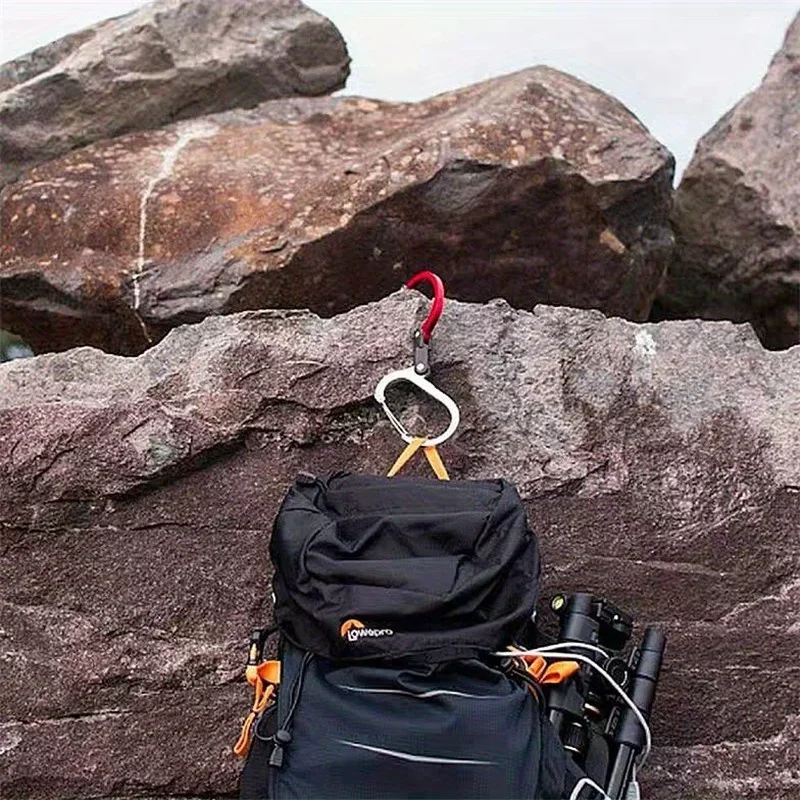 Hybrid Gear Clip Carabiner Rotating Hook Clip Non-Locking Strong Clips For Camping Fishing Hiking Travel Backpack Out