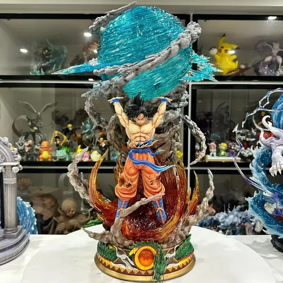 

Bandai Dragon Ball Goku Spirit Аниме Фигурка 23 см Статуя из ПВХ Светящаяся Коллекционная модель Украшение рабочего стола Идеальный подарок для фанатов
