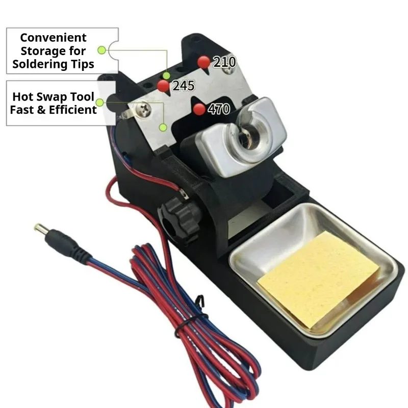 Smart Soldering Station Sleep Mode Stand Durable Hot-Swap Soldering Iron Holder Multifunctional Welding Equipment Accessories