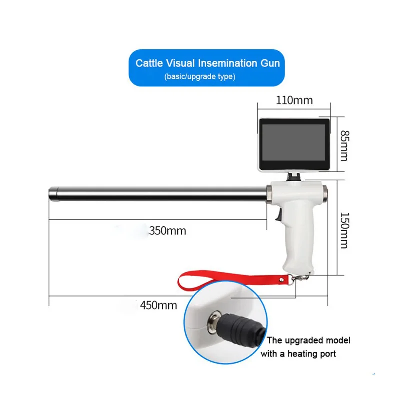 Cattle Digital AI Visual Artificial Insemination Set Livestock Veterinary Instrument
