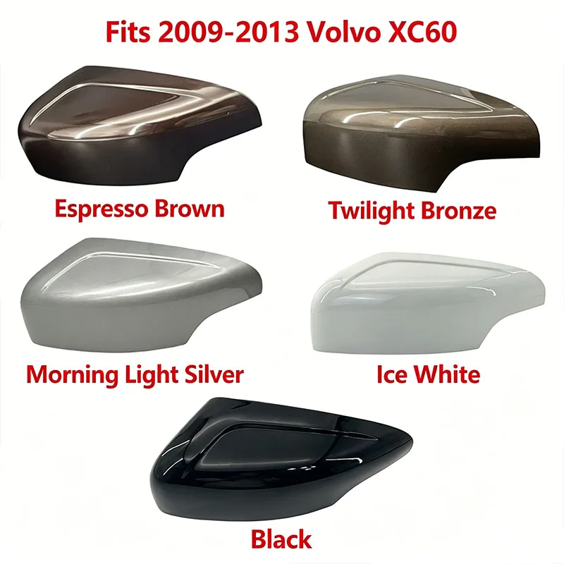 Auto Left Or Right Rear Mirror Cover Wing Mirror Shell Cap For Volvo XC60 2009 2010 2011 2012 2013