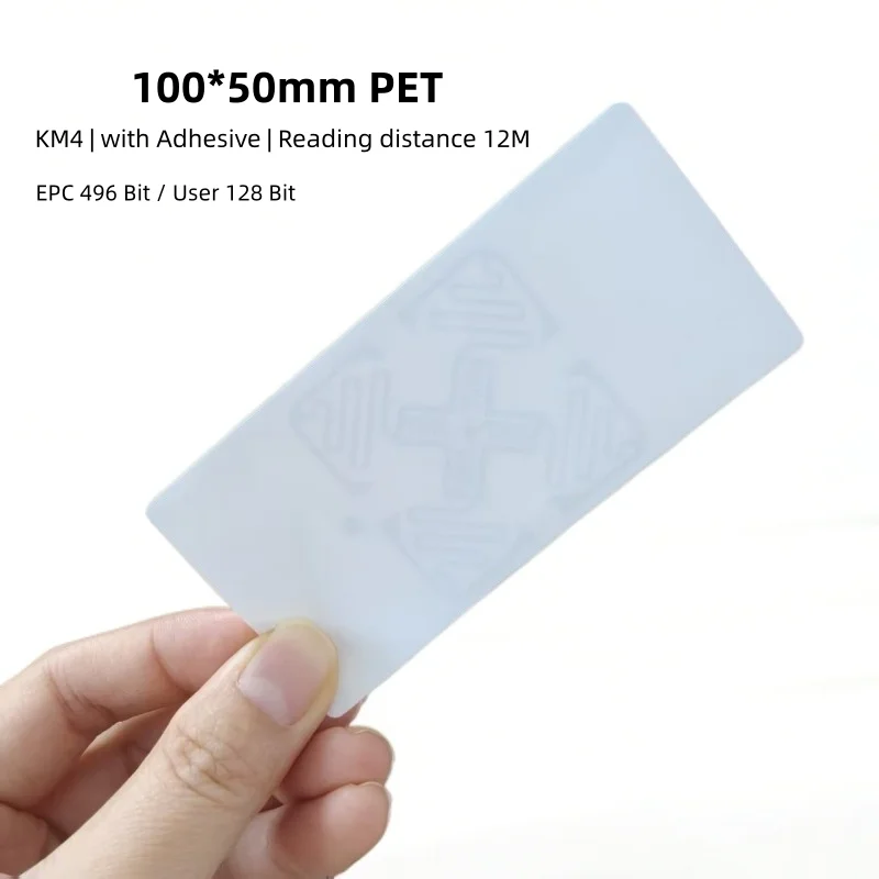 100 Pieces Long Range Passive RFID Tag ISO18000 6C Inlay UHF Rfid Tag Sticker for 860-960MHz Frequency