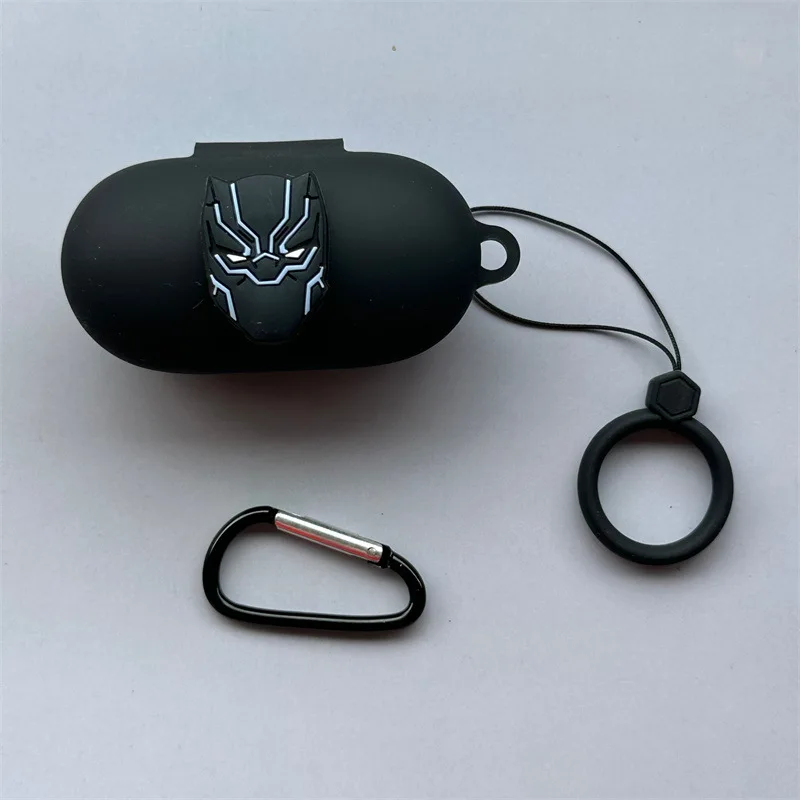 Новый мультяшный силиконовый защитный чехол для наушников Bluetooth, подходящий для Sony WF-C710N с брелком