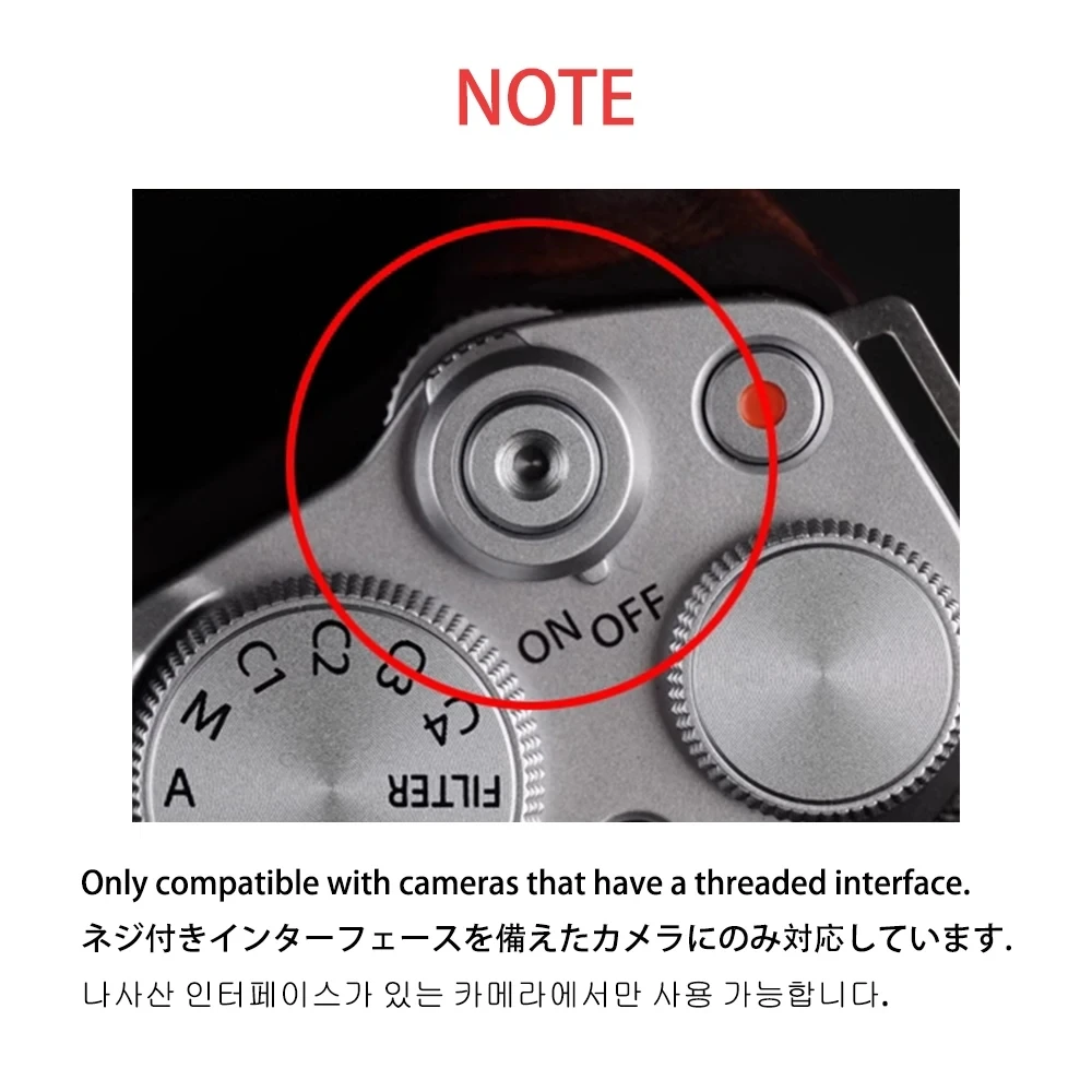 كاميرا معدنية غطاء الحذاء الساخن مصراع زر عدة ل فوجي XT3 XM5 XT5 X-Pro3 X100VI XE4 XE5 XT30 سوني نيكون ZF ZR لايكا M10