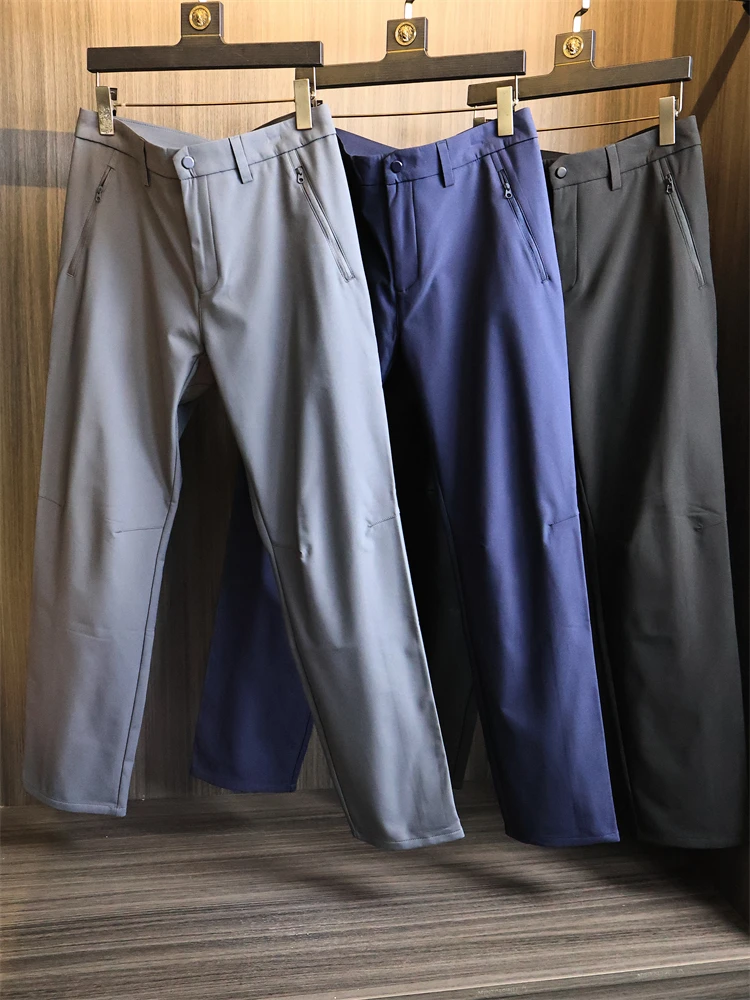 

Мужские мягкие повседневные брюки с 3D индивидуальным принтом, осень-зима, прямые брюки из полиэфирного волокна, универсальные, удобные посадки